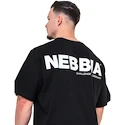 Tričko Nebbia GYM ESSENTIALS Oversized T-shirt 381 black