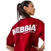 Tričko Nebbia GYM ESSENTIALS Oversized T-shirt 381 red