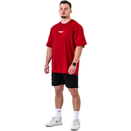 Tričko Nebbia GYM ESSENTIALS Oversized T-shirt 381 red