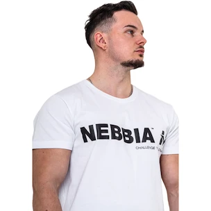 Tričko Nebbia GYM ESSENTIALS T-shirt 380 white