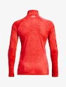 Tričko  Under Armour Tech 1/2 Zip - Twist-RED