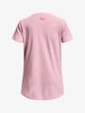 Tričko Under Armour Tech Solid Print Fill BL SSC-PNK