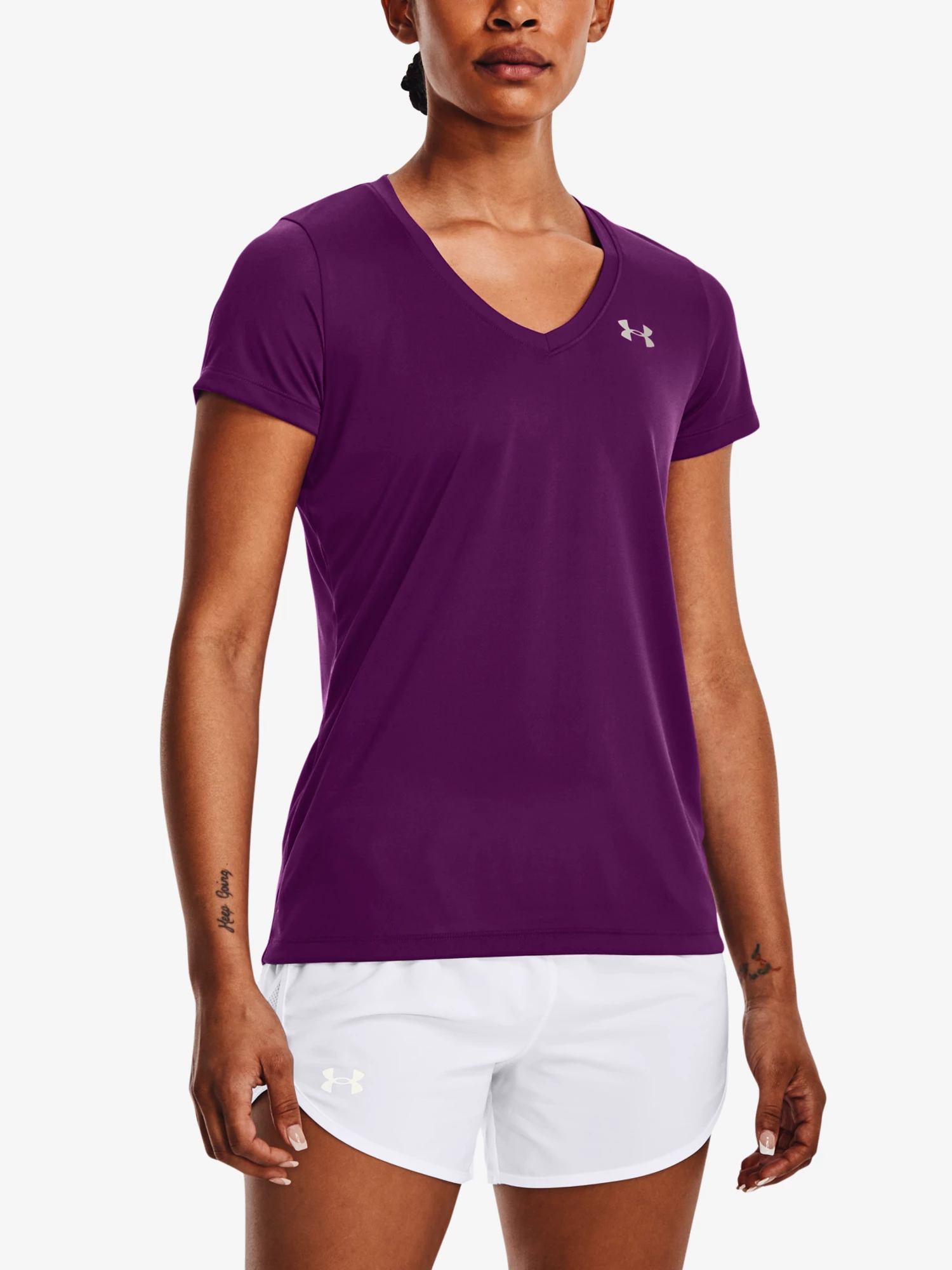 Tričko Under Armour Tech SSV - Solid-PPL