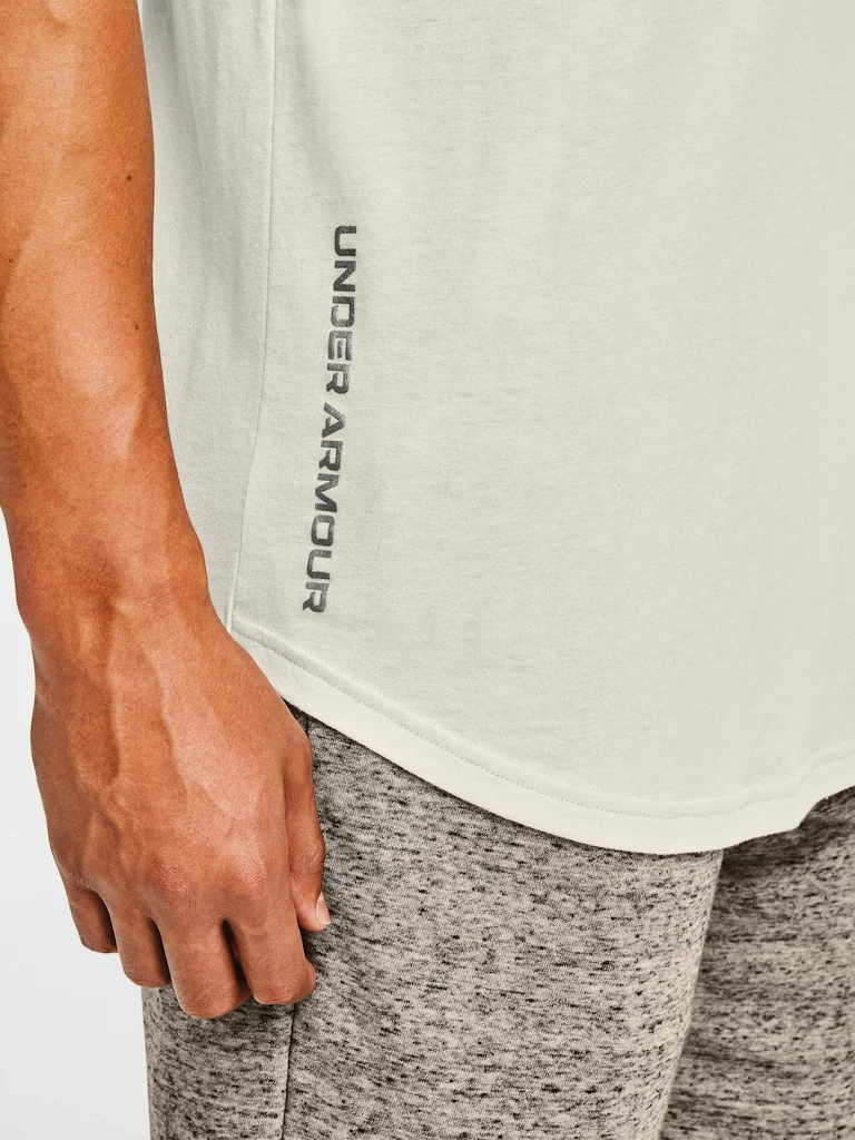 Tričko Under Armour TRIPLE STACK LOGO SS-WHT