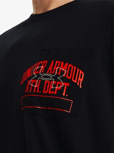 Tričko Under Armour UA Athletic Dept Pocket Tee-BLK