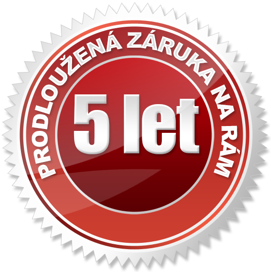 Záruka 5 let na rám koloběžek Kostka