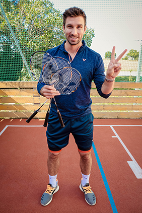 Petr Koukal se svojí edicí badmintonových raket Victor