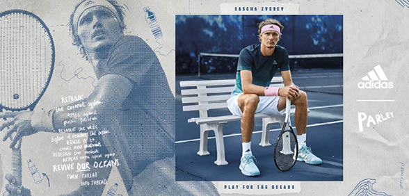 Alexander Zverev jako tvář Play for the Oceans