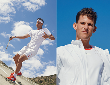 Dominic Thiem v kolekci adidas London Stella McCartney