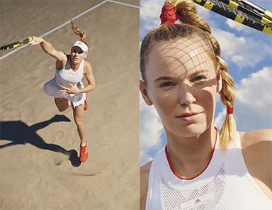 Caroline Wozniacki v kolekci adidas London Stella McCartney