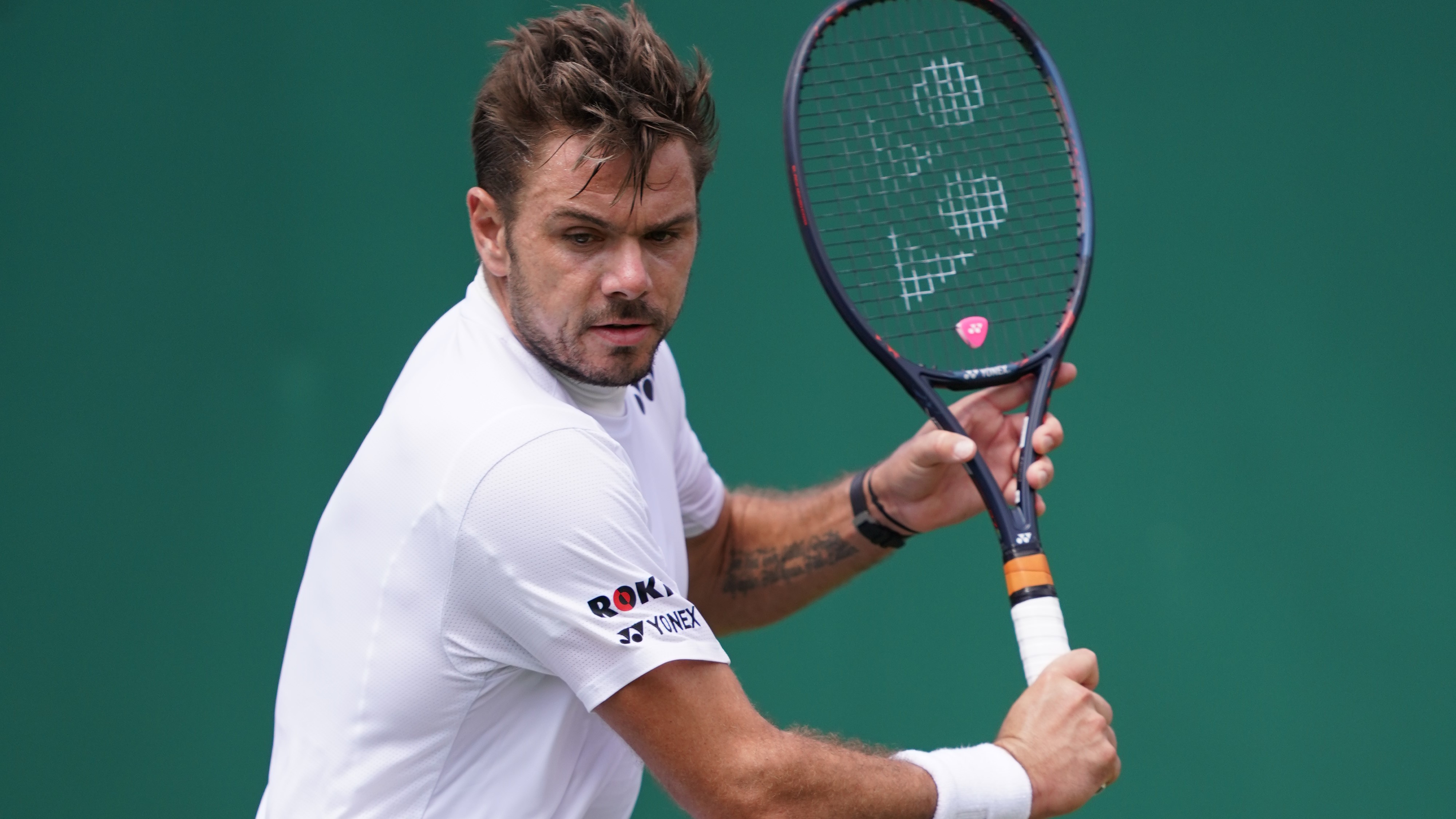 Stanislas Wawrinka na Wimbledonu