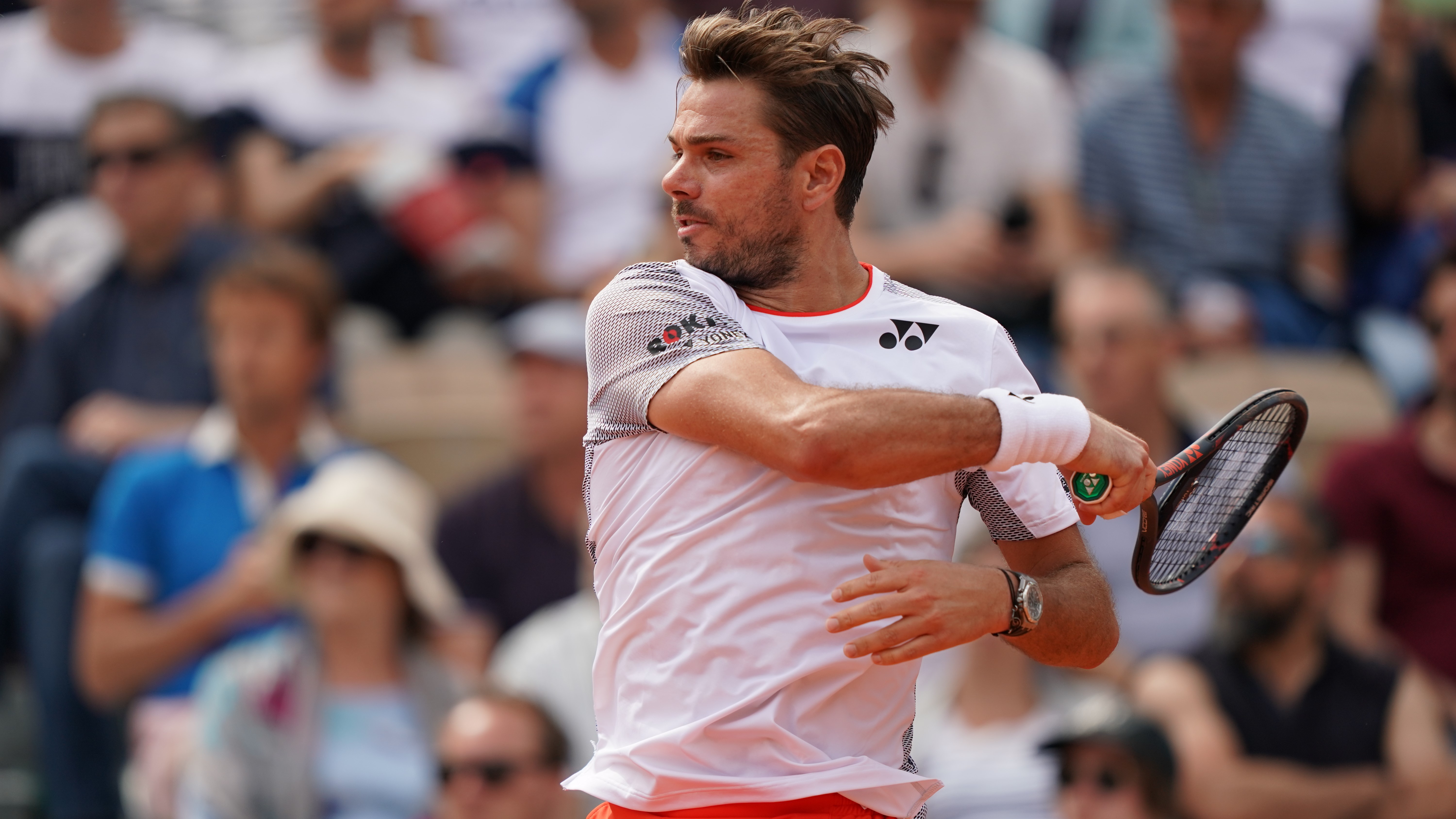 Stanislas Wawrinka na Roland Garros