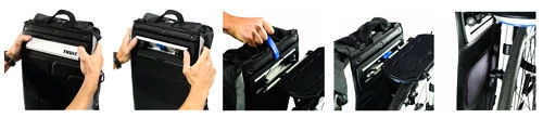 nasazení brašny Thule Pack 'n Pedal