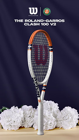 Wilson Clash 100 v2 Roland Garros 2023