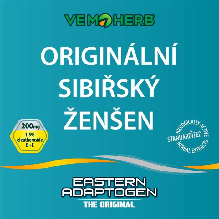 VemoHerb Eastern Adaptogen 60 kapslí