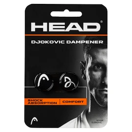 Vibrastop Head Djokovic Dampener Black 2 Pack