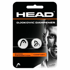 Vibrastop Head Djokovic Dampener White 2 Pack