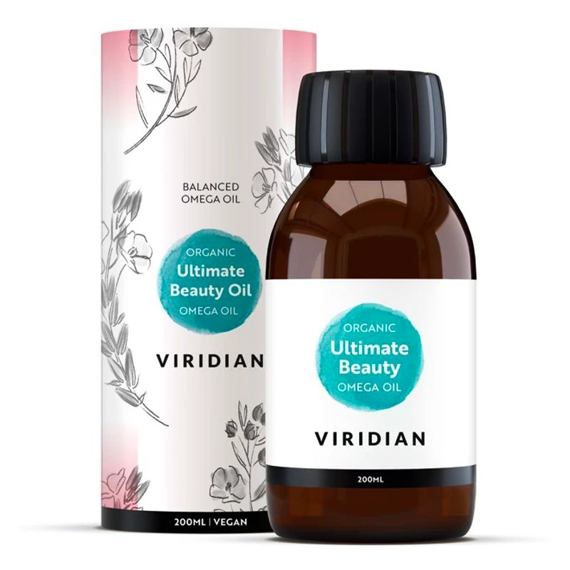Viridian 100% Organic Beauty Oil (Olej pro péči o vzhled) 200&nbsp;ml