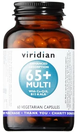 Viridian 65+ Multi (Natural multivitamín pro seniory) 60 kapslí