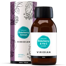 Viridian Elderberry Extract Organic + Vitamin C 100 ml