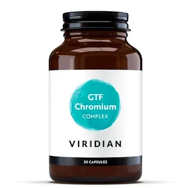 Viridian G.T.F. Chromium Complex (Komplex zinku, ALA a chromu) 90 kapslí