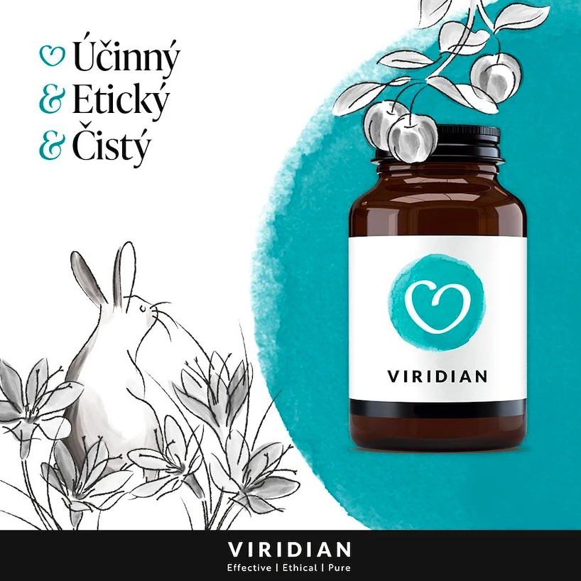 Viridian  High Five B5 B Complex + Vit C 30 kapslí