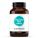 Viridian Magnesium B6 & Saffron (Hořčík, vitamín B6 a šafrán) 60 kapslí