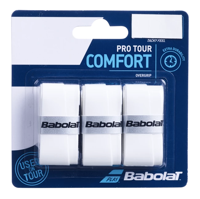 Vrchní omotávka Babolat  Pro Tour X3 White