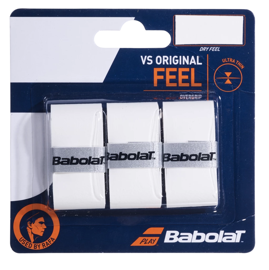 Vrchní omotávka Babolat  VS Grip Original X3 (3 Pack) White