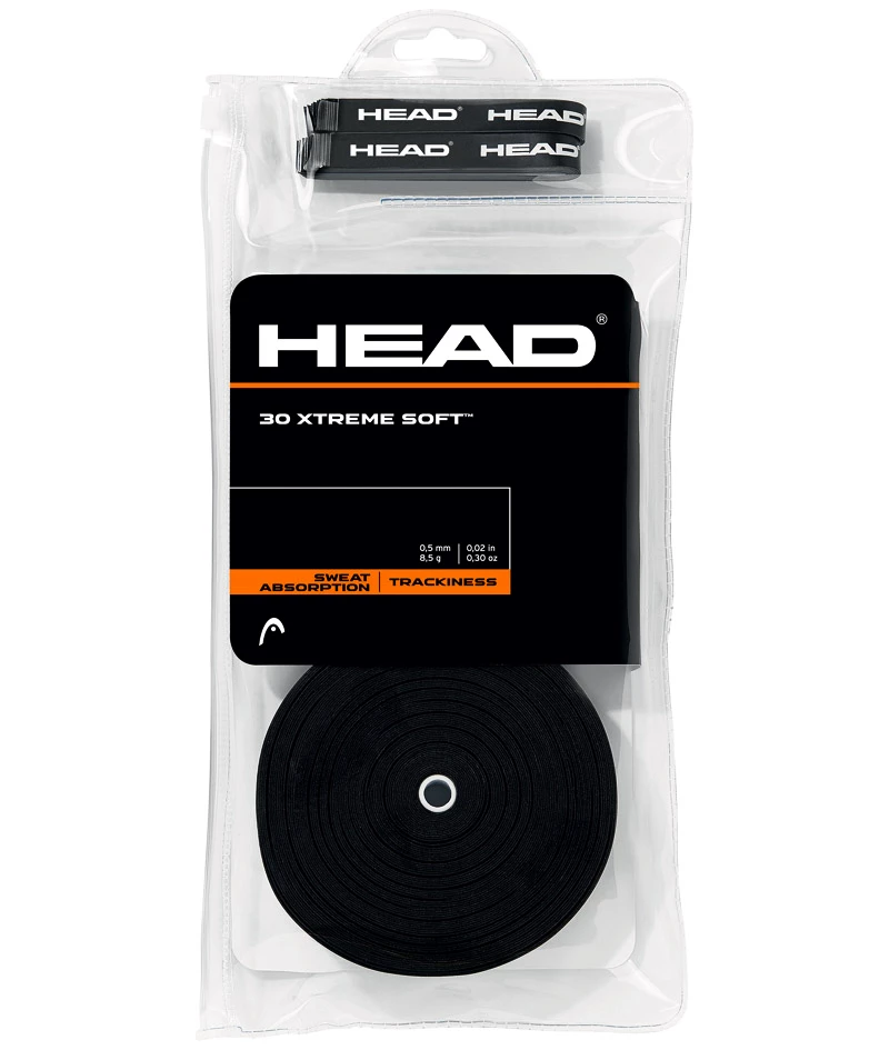 Vrchní omotávka Head  Xtreme Soft Black (30 Pack)