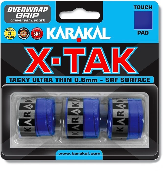 Vrchní omotávka Karakal  X-Tak Overgrip 3er Blue