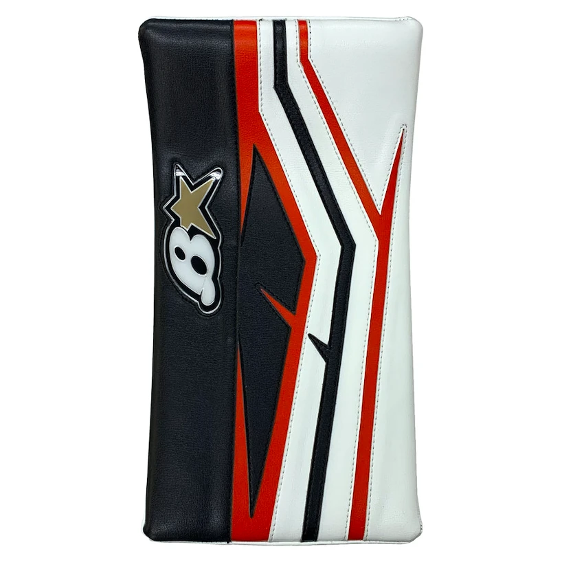 Vyrážečka BRIAN'S Iconik X White/Black/Red Intermediate na pravou ruku (normální)