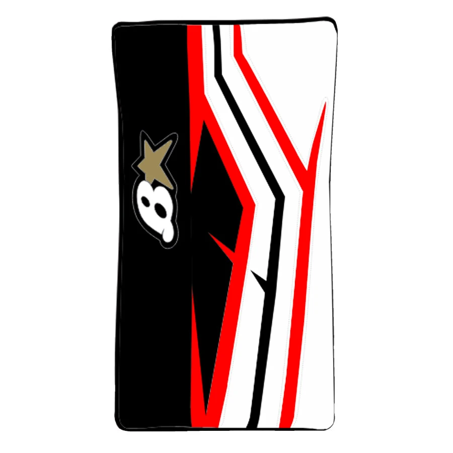 Vyrážečka BRIAN'S Iconik X White/Black/Red Intermediate na pravou ruku (normální)