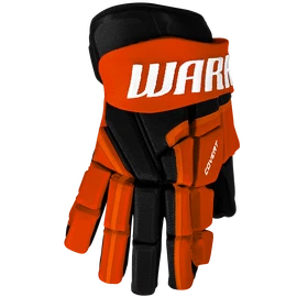 Warrior Covert QR5 30 black/orange Hokejové rukavice, Junior
