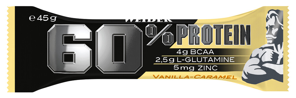 Product detail of Weider 60% Protein bar 45 g slaný karamel