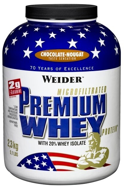 Product detail of Weider Premium Whey Protein 2300 g čokoláda - nugát
