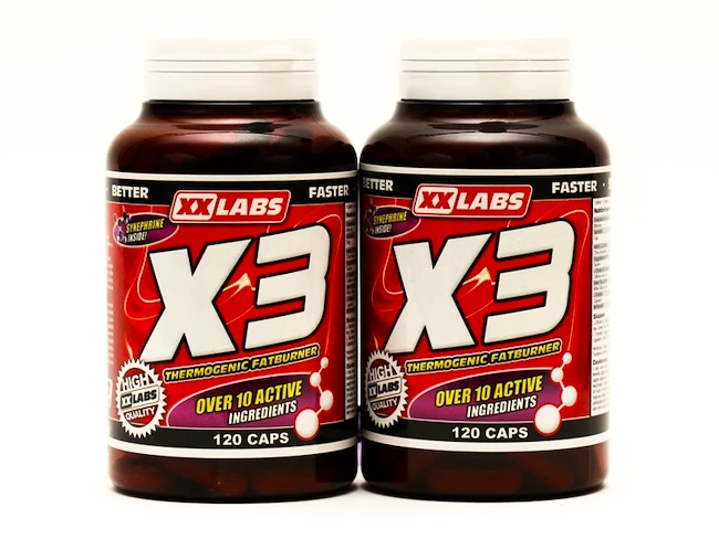 Xxlabs X3 Thermogenic Fat Burner 120 kapslí 1+1 ZDARMA