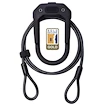 Zámek na kolo Hiplok  D-Lock Dx Plus All Black With 2M Cable (Dxp1Ab)