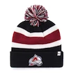 Zimní čepice 47 Brand Breakaway Cuff Knit NHL Colorado Avalanche