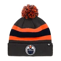 Zimní čepice 47 Brand Breakaway Cuff Knit NHL Edmonton Oilers šedá