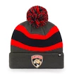 Zimní čepice 47 Brand Breakaway Cuff Knit NHL Florida Panthers šedá