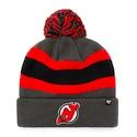 Zimní čepice 47 Brand Breakaway Cuff Knit NHL New Jersey Devils šedá