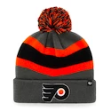 Zimní čepice 47 Brand Breakaway Cuff Knit NHL Philadelphia Flyers šedá