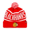 Zimní čepice 47 Brand Calgary Cuff Knit NHL Chicago Blackhawks červená