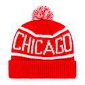 Zimní čepice 47 Brand Calgary Cuff Knit NHL Chicago Blackhawks červená