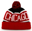 Zimní čepice 47 Brand Calgary Cuff Knit NHL Chicago Blackhawks Red