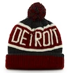 Zimní čepice 47 Brand Calgary Cuff Knit NHL Detroit Red Wings Charcoal
