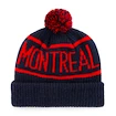 Zimní čepice 47 Brand Calgary Cuff Knit NHL Montreal Canadiens tmavě modrá
