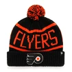 Zimní čepice 47 Brand Calgary Cuff Knit NHL Philadelphia Flyers černá