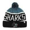 Zimní čepice 47 Brand Calgary Cuff Knit NHL San Jose Sharks